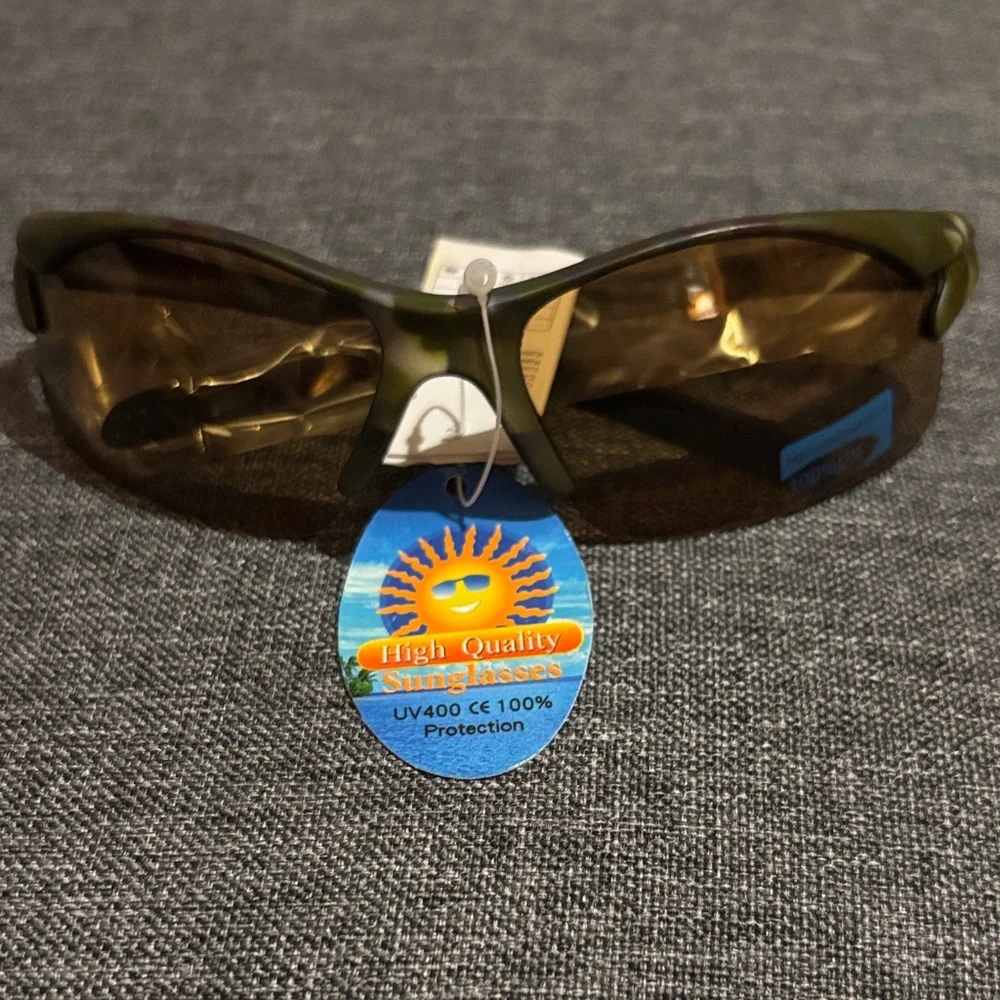 Green and Brown Sunglasses